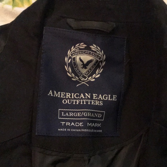 Black American Eagle Suit Jacket - Picture 2 of 4